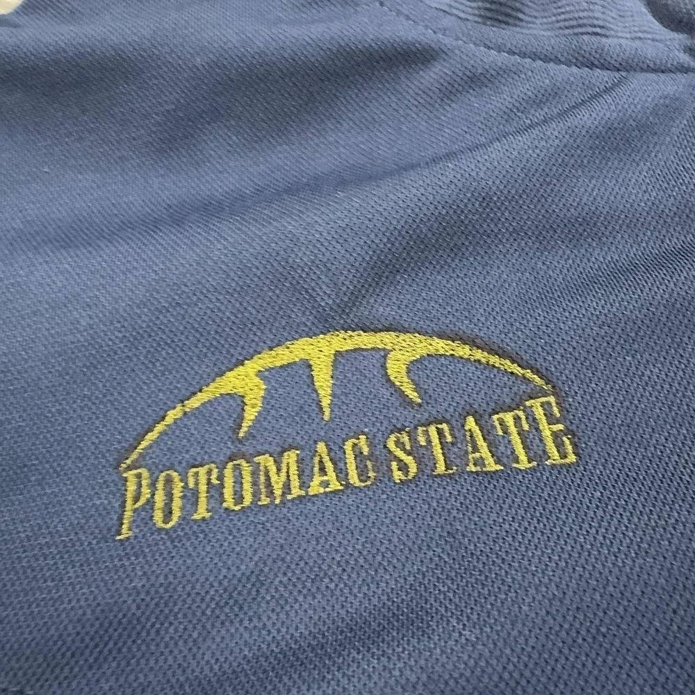 Potomac State Jacket Mens XL Blue College Basketball Jordan Full Zip Warm Up